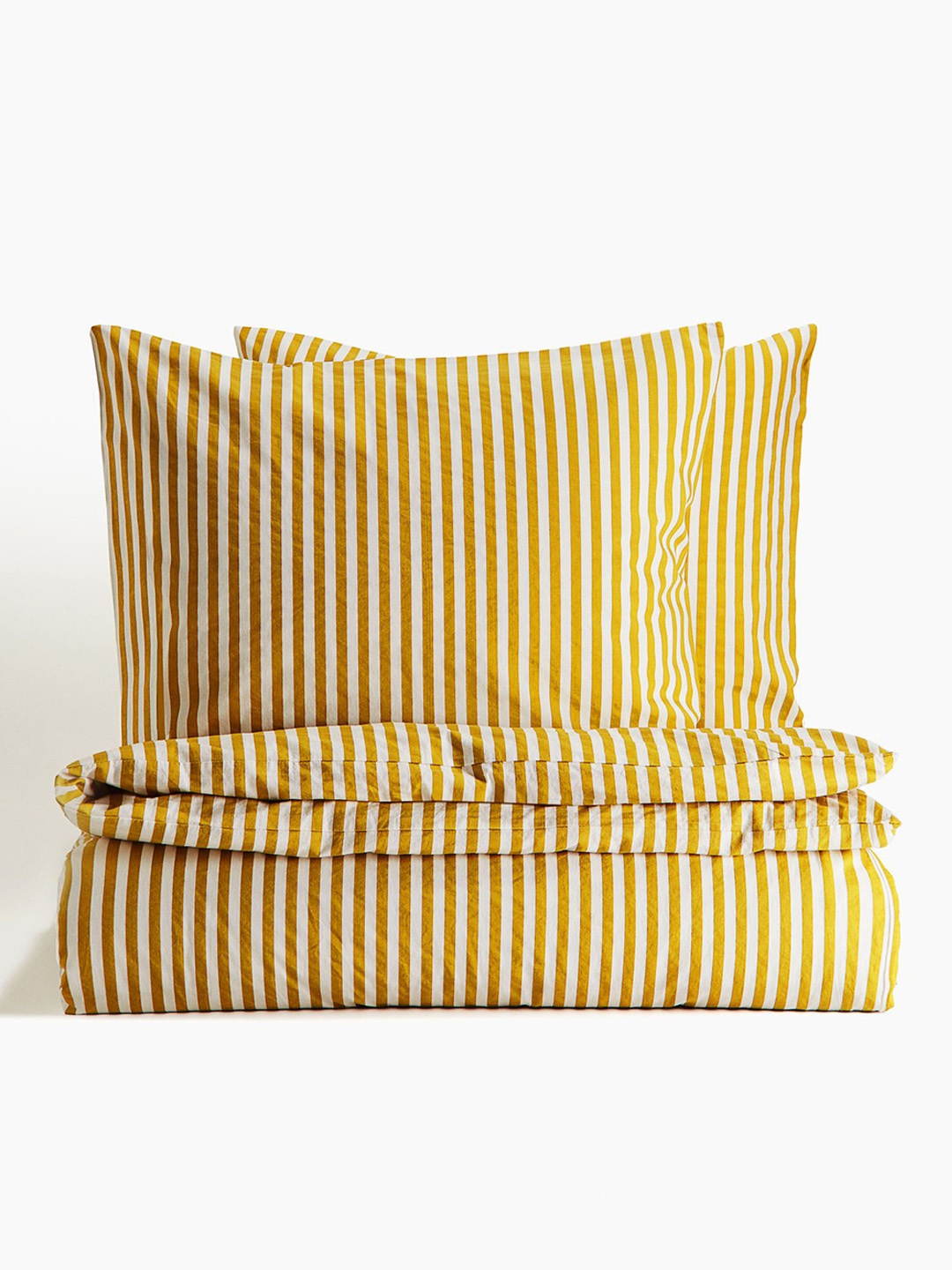 

H&M Yellow Cotton King Duvet Cover