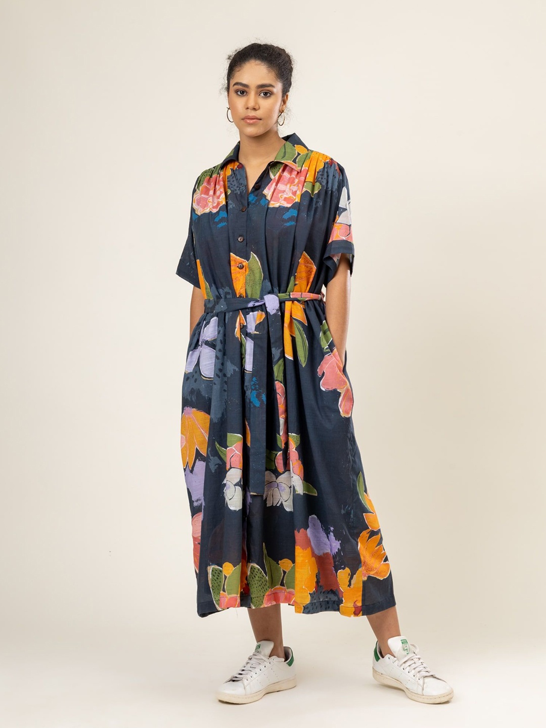 

Doodlage Floral Print A-Line Maxi Dress, Multi