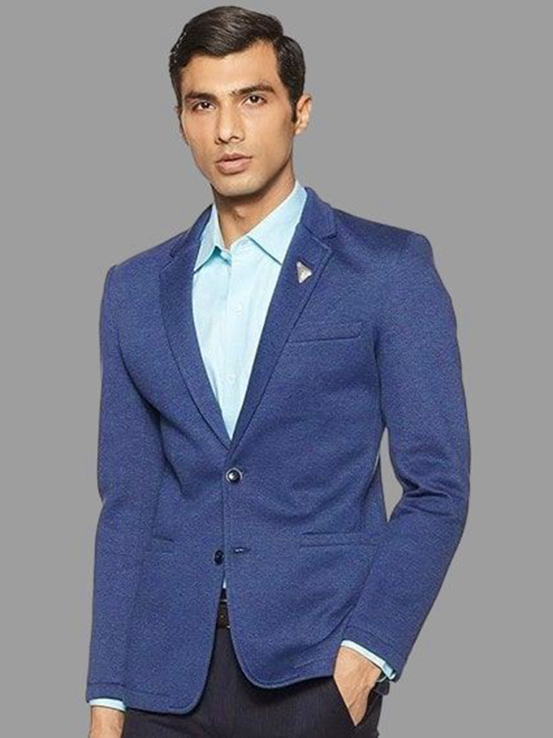 

Fort Collins Single-Breasted Blazer, Blue
