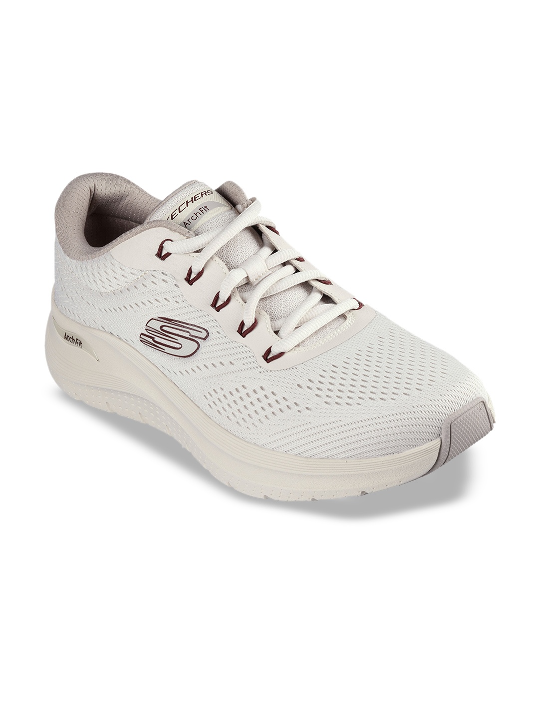 

Skechers ARCH FIT 2 Men Textured Sneakers, Off white