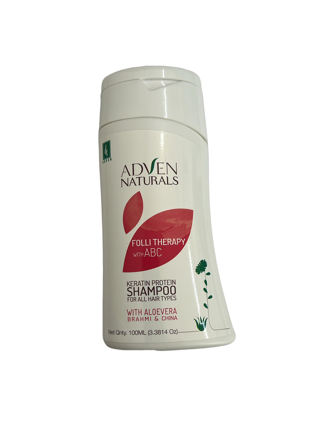 

ADVEN Folli Therapy Keratin Protein Shampoo -100ml, White