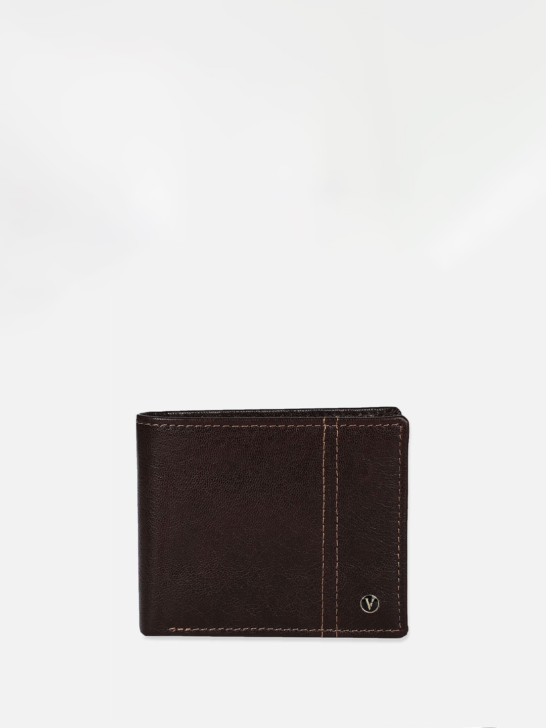

Van Heusen Men Textured Leather Two Fold Wallet, Brown