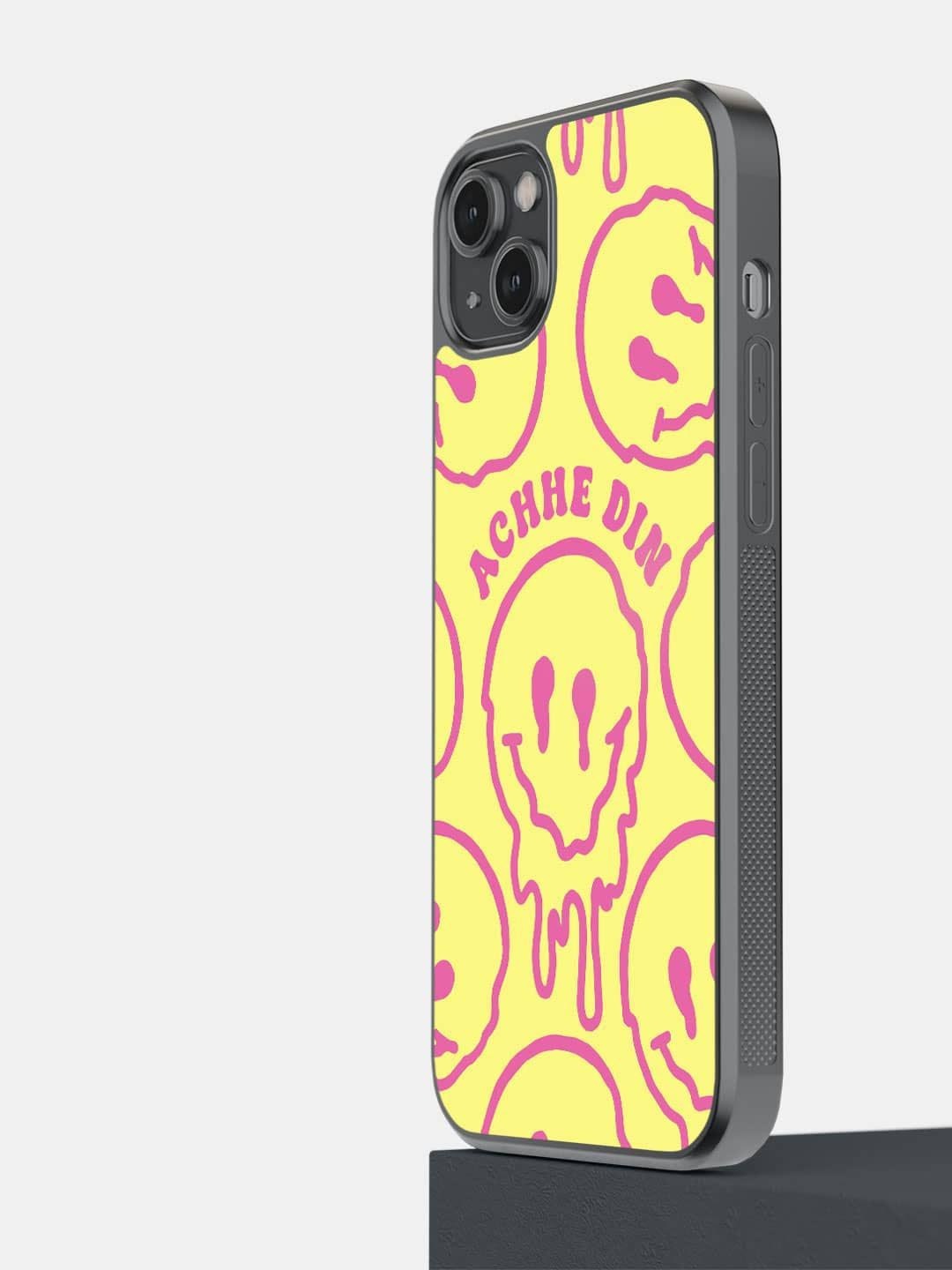 

macmerise Impact Resistant Quirky Printed iPhone 14 Plus Back Case Mobile Accessories, Yellow