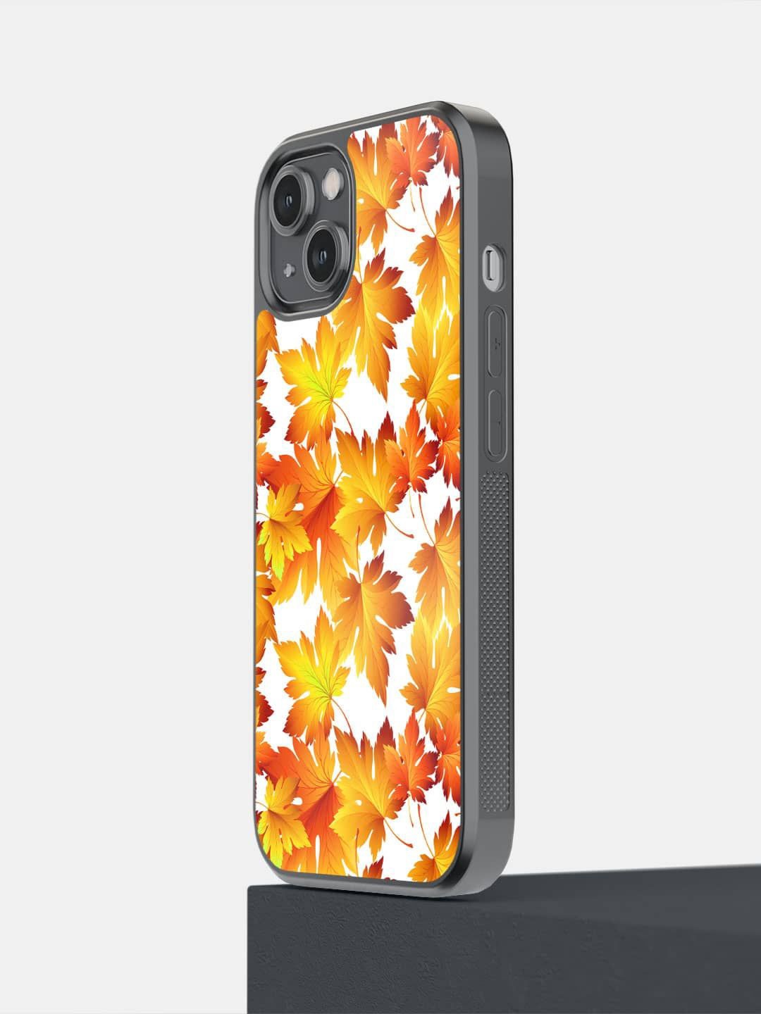 

macmerise Impact Resistant Floral Printed iPhone 14 Back Case Mobile Accessories, White