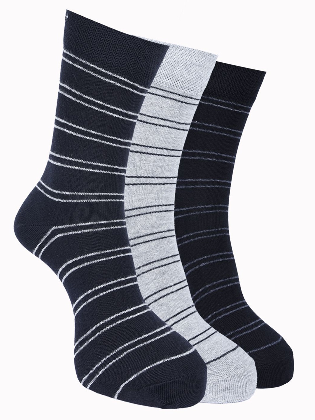 

Force NXT Men Pack Of 3 Calf-Length Socks, Black