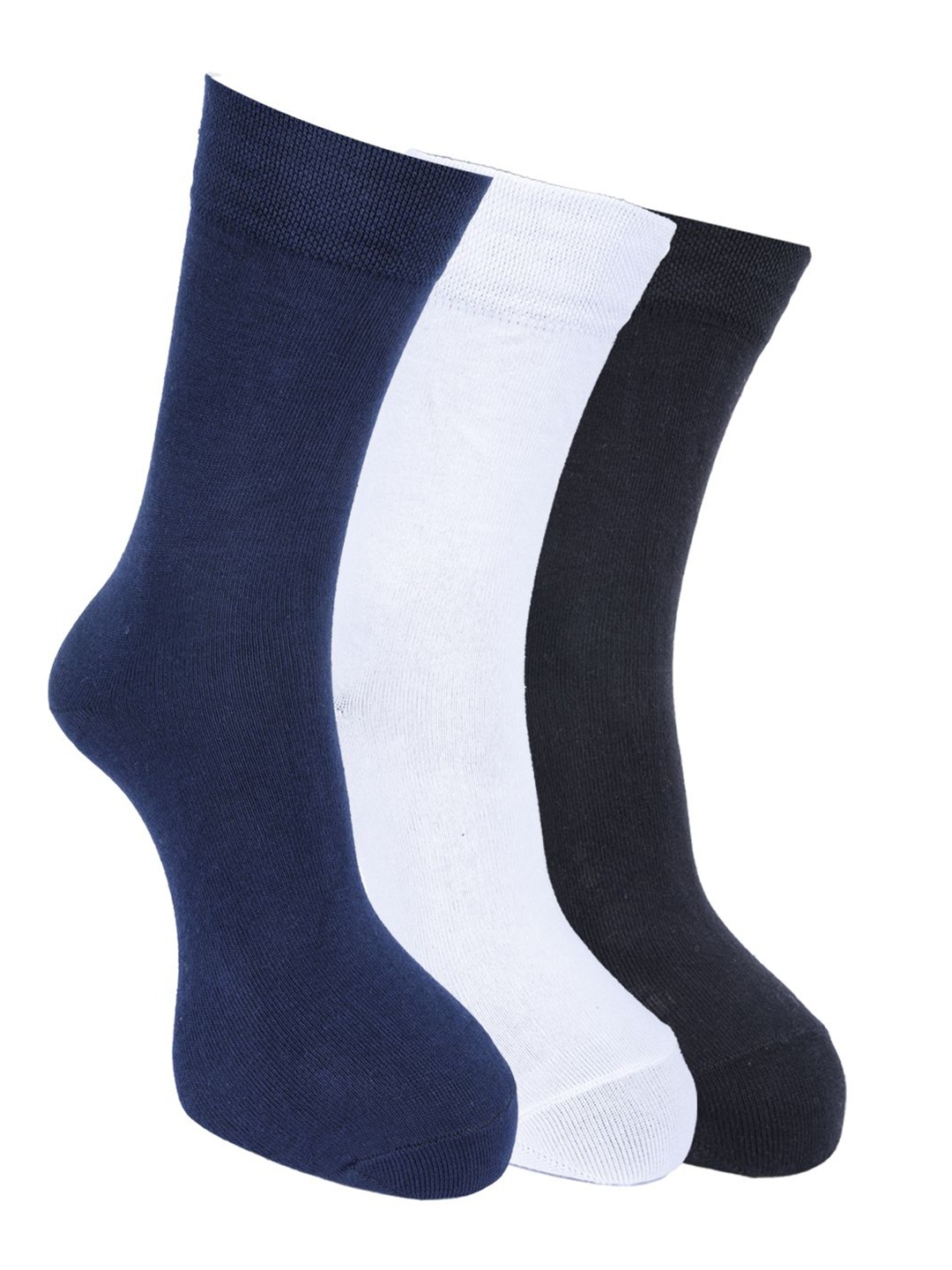 

Force NXT Men Pack Of 3 Cotton Crew-Length Socks, Black