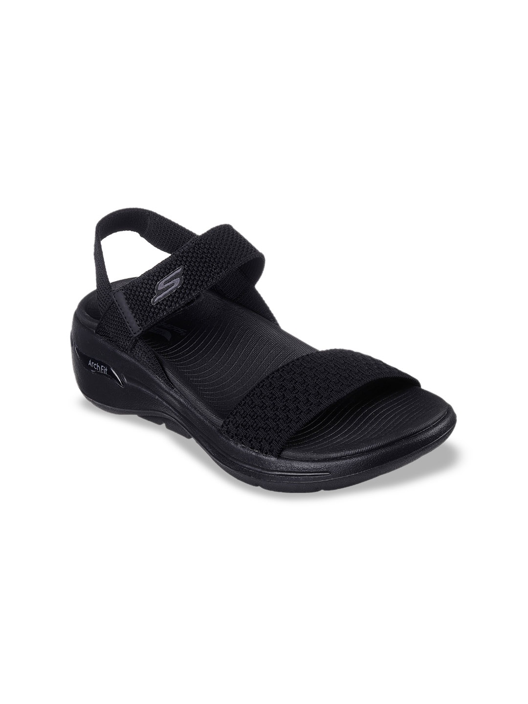 

Skechers GO WALK Women Sports Sandals, Black