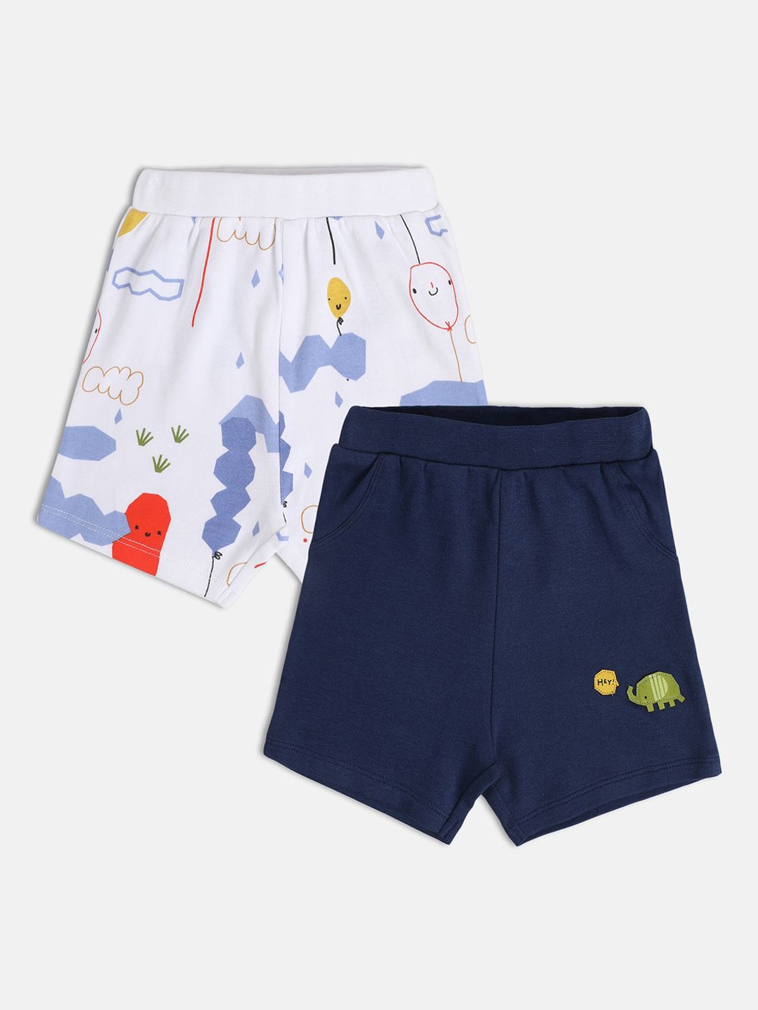 

MINI KLUB Boys Printed Shorts, Navy blue