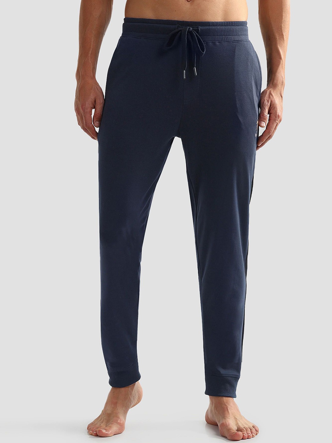 

U.S. Polo Assn. Men Side Panel Detail Mid-Rise OJ004 Lounge Jogger, Blue