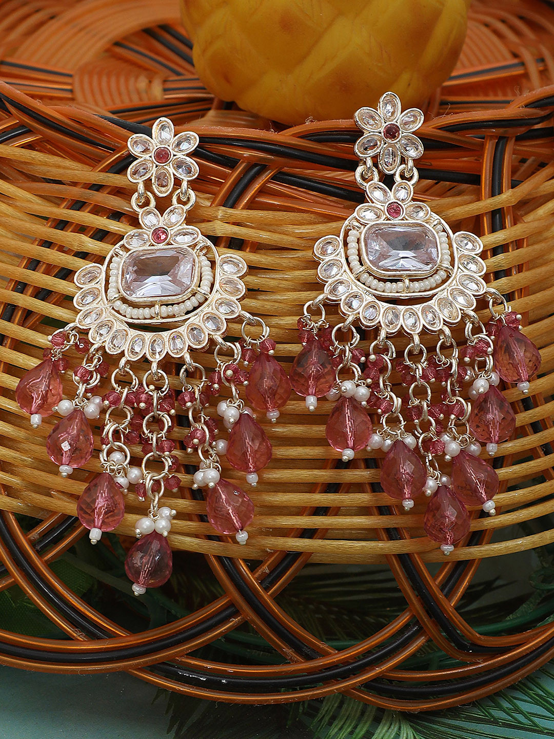 

FFC -Fashion For Choice Contemporary Chandbalis Earrings, Brown