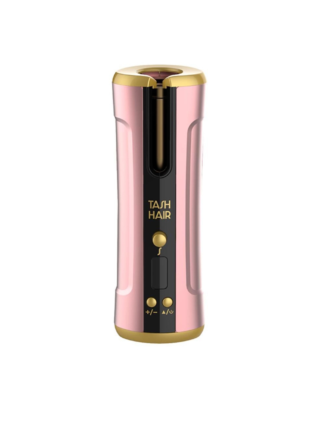 

TASH HAIR TH-02 Twirl Automatic Cordless Hair Curler with Upto 60-Minutes Run Time - Blush, Pink