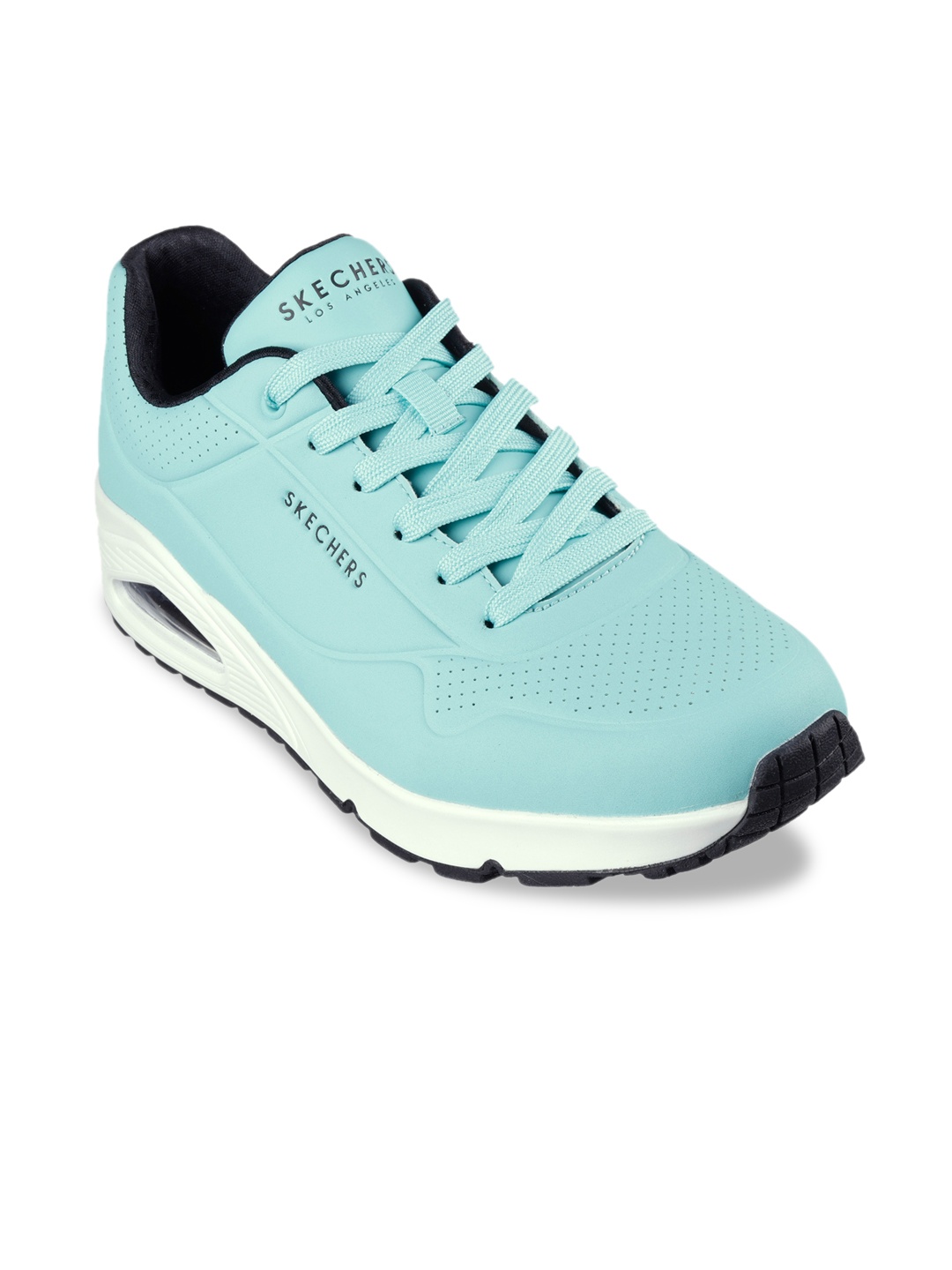 

Skechers UNO - STAND ON AIR Men Textured Sneakers, Turquoise blue