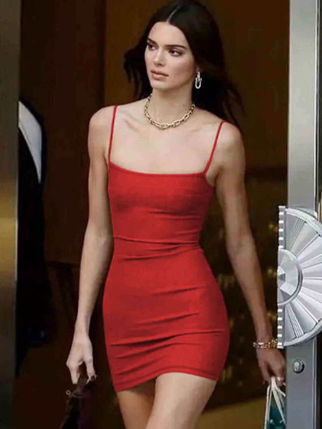 

StyleCast x Revolte Bodycon Mini Dress, Red