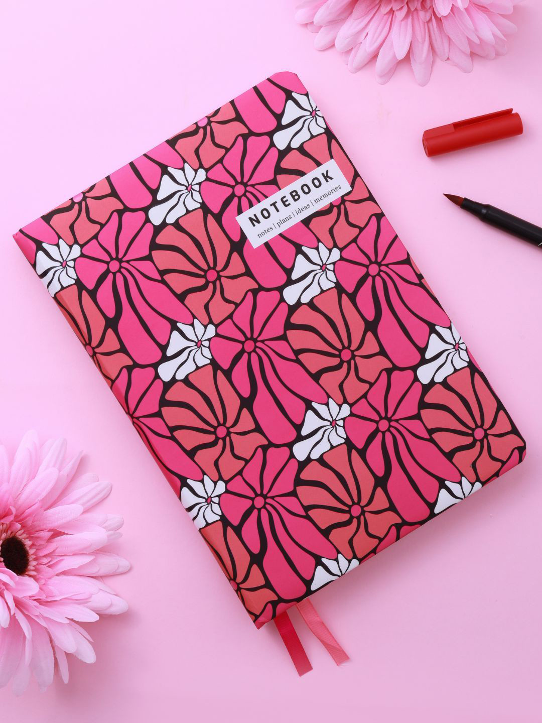 

Doodle Self Design Notebook, Pink