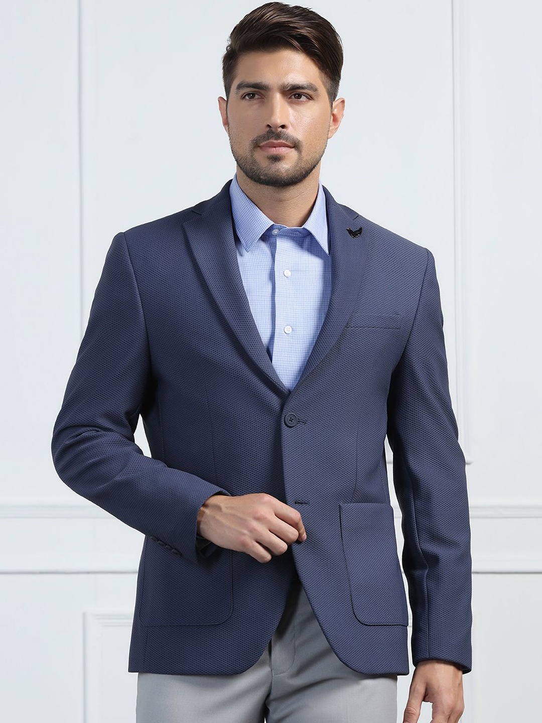 

Blackberrys Men Techpro Blazer, Navy blue