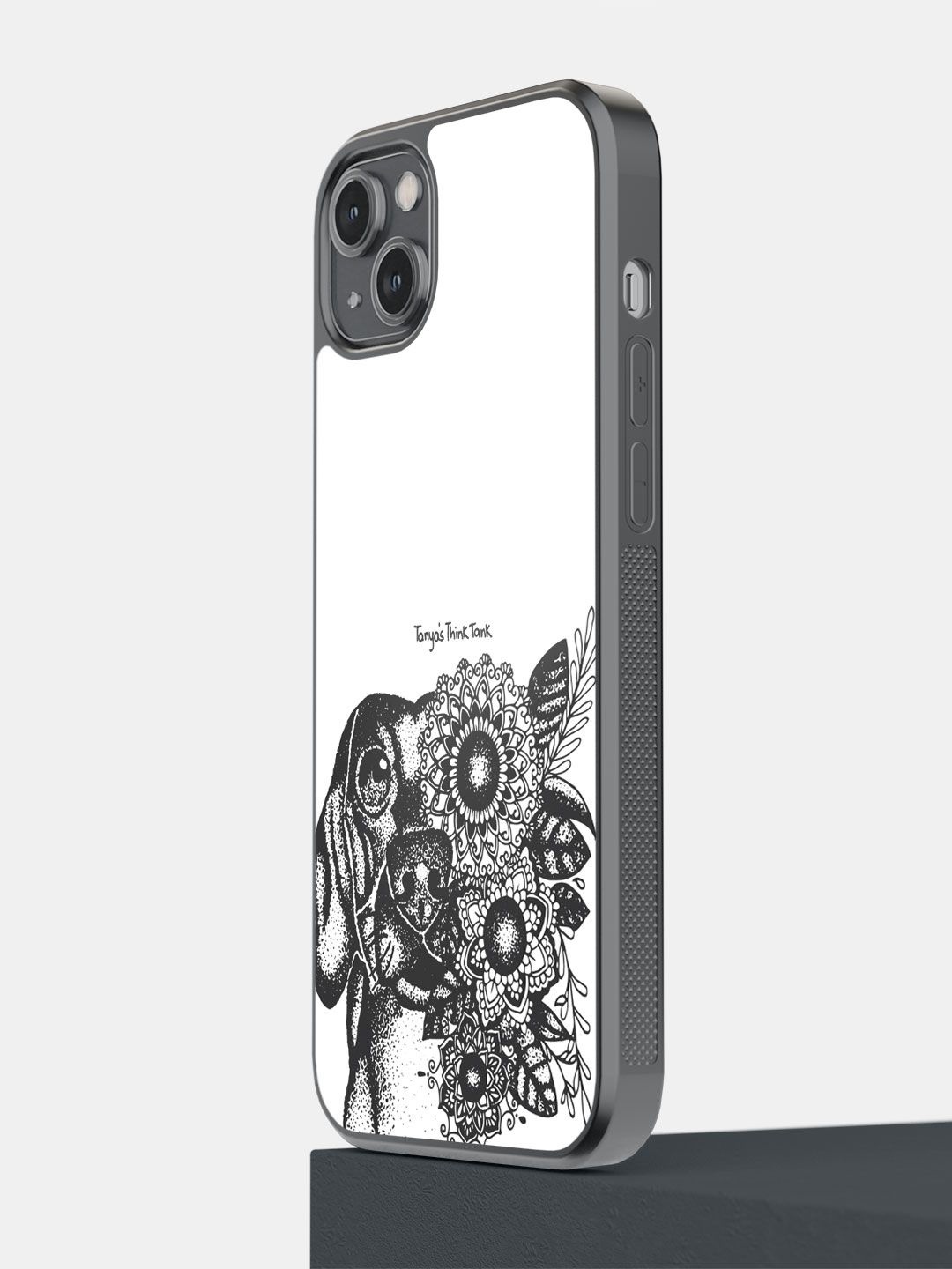 

macmerise Quirky Printed iPhone 14 Plus Back Case Mobile Accessories, White