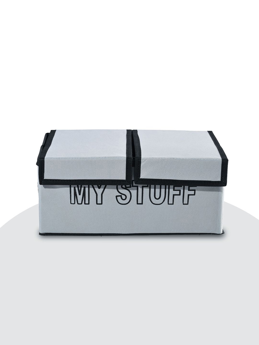 

Kuber Industries Grey Set of 2 Regular Multi-Utility Organisers