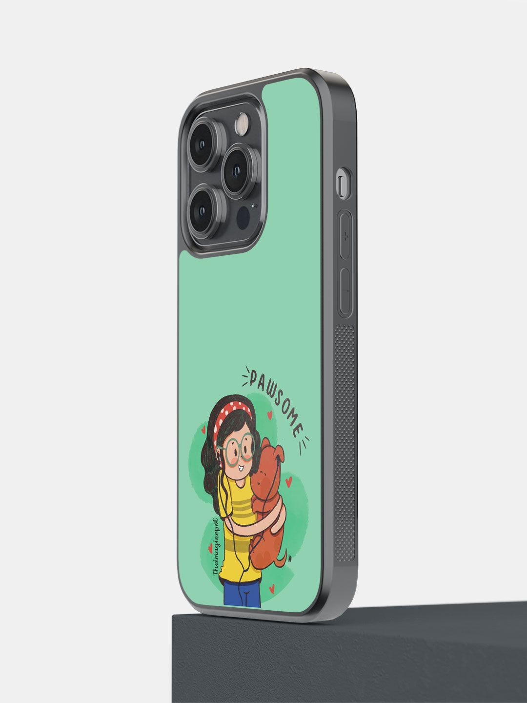 

macmerise Quirky Printed Impact Resistant iPhone 14 Pro Back Case Mobile Accessories, Green