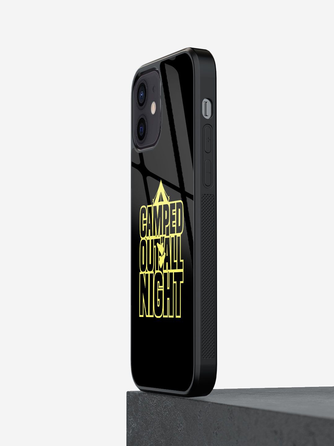 

macmerise Typography Printed iPhone 12 Back Case Mobile Accessories, Yellow