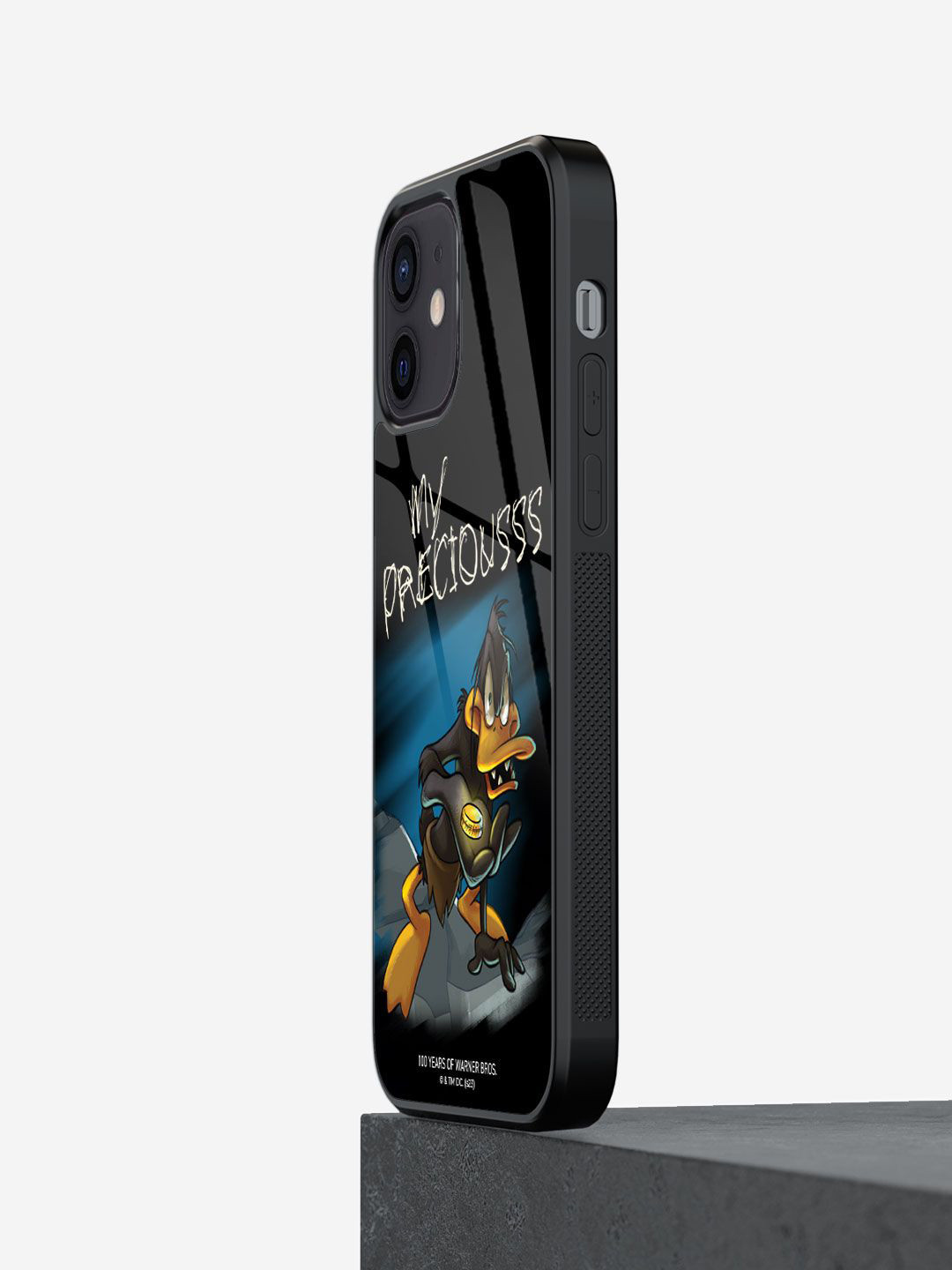 

macmerise Cartoon Characters Printed iPhone 12 Mini Back Case Mobile Accessories, Black