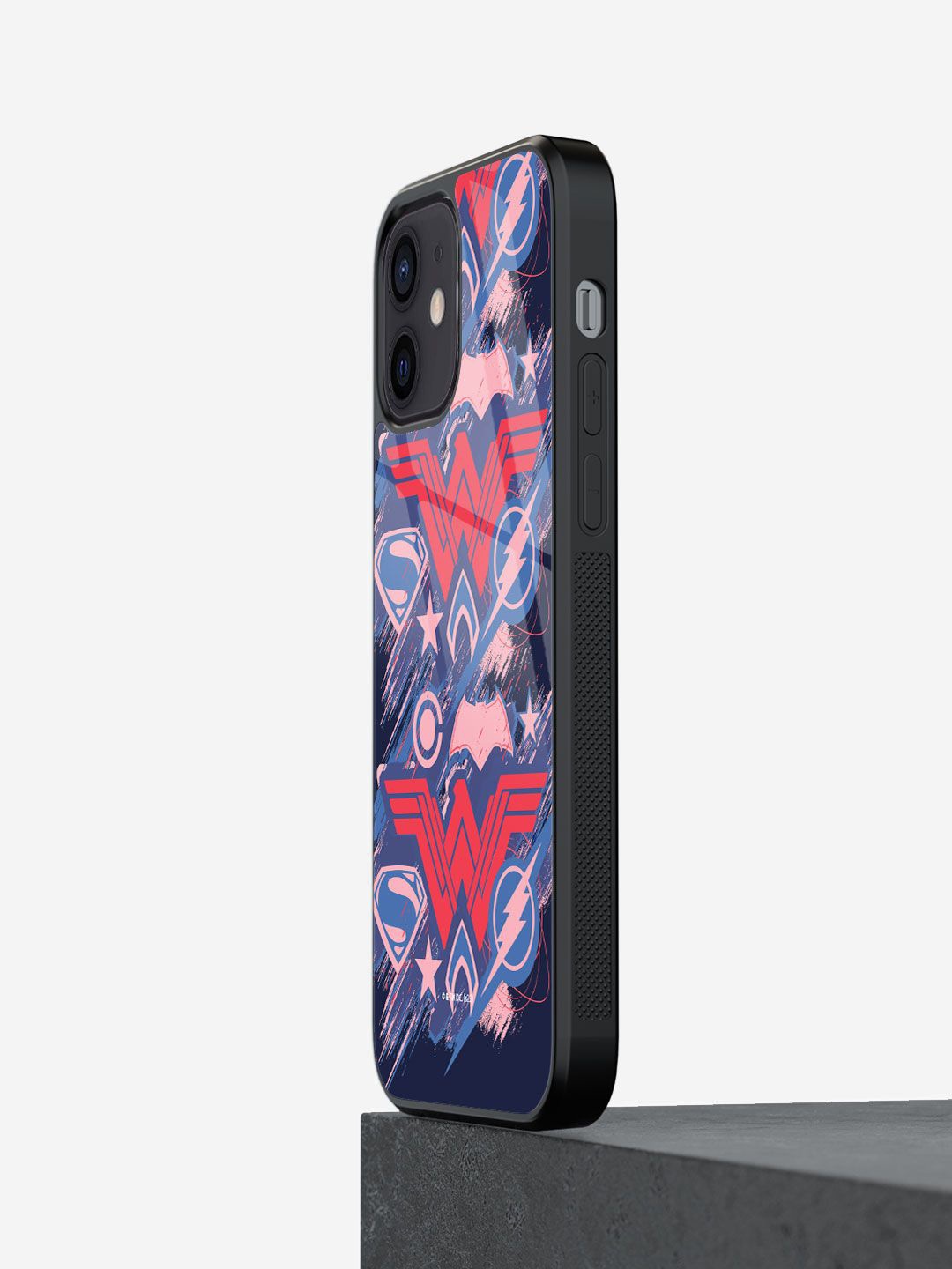 

macmerise Superhero Printed iPhone 12 Mini Back Case Mobile Accessories, Purple
