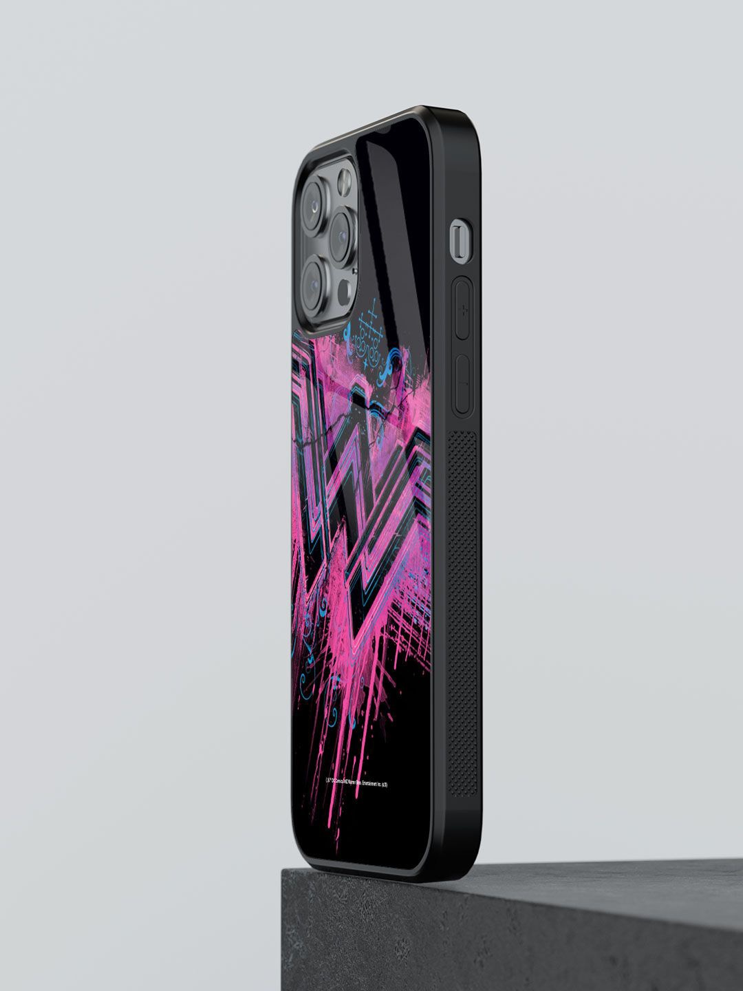 

macmerise Abstract Printed iPhone 12 Pro Back Case Mobile Accessories, Black