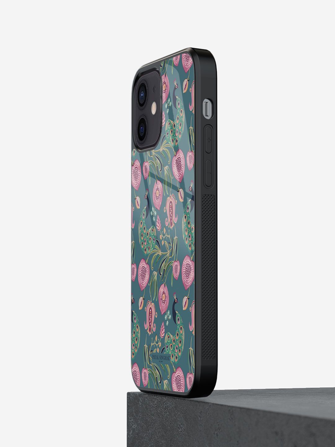 

macmerise Floral Printed iPhone 12 Back Case Mobile Accessories, Pink