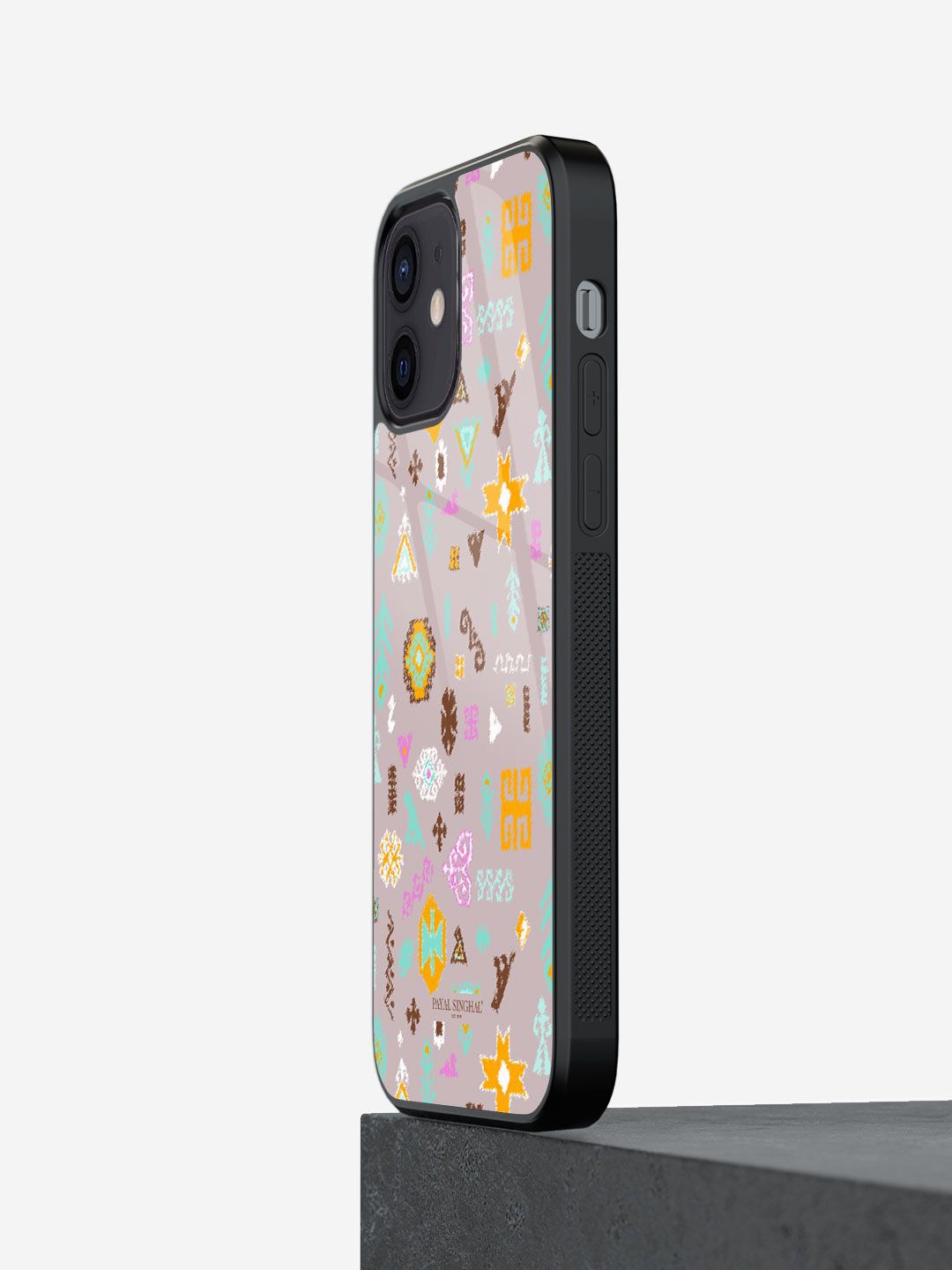 

macmerise Quirky Printed iPhone 12 Mini Back Case Mobile Accessories, Pink