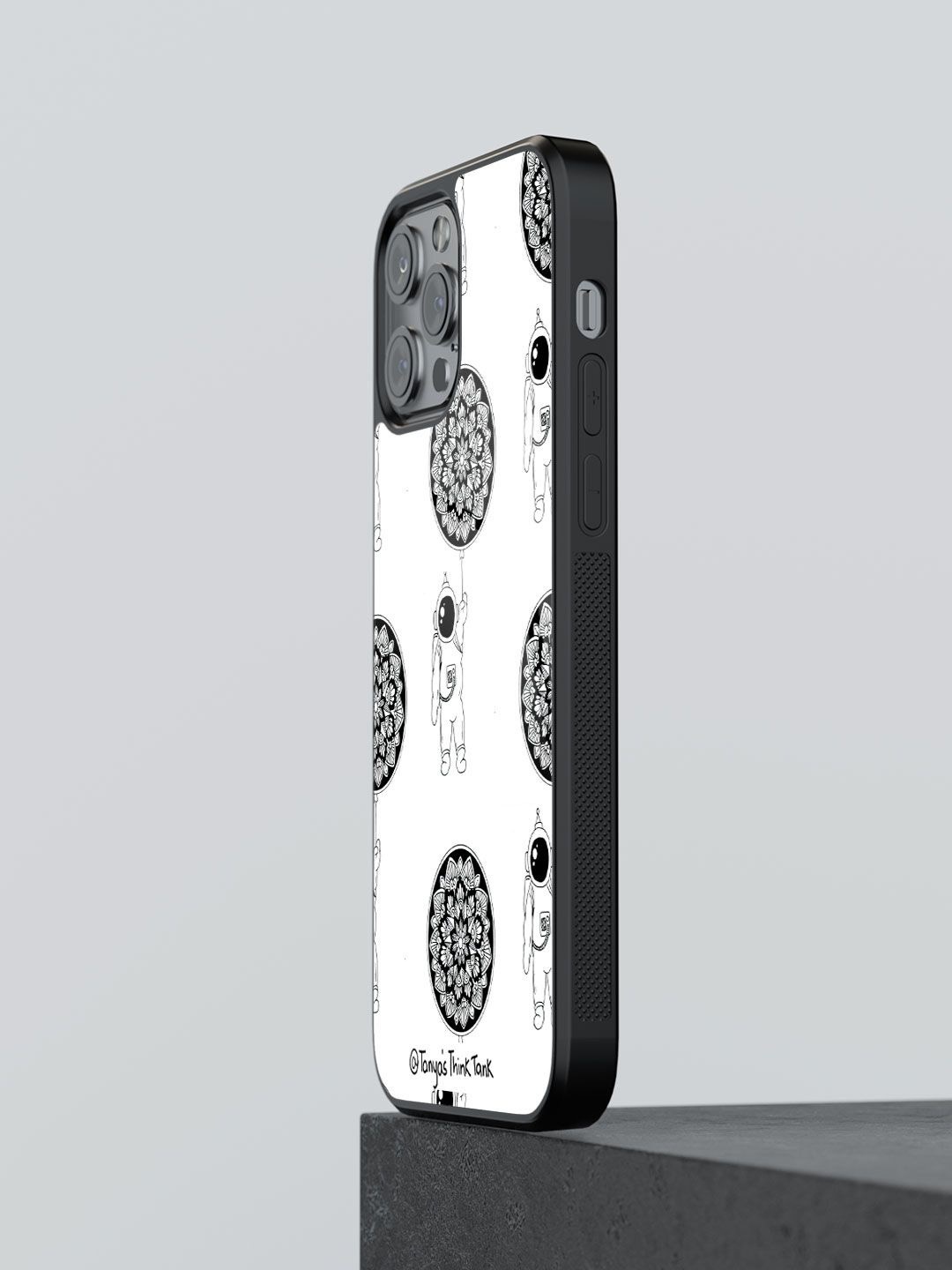 

macmerise Quirky Printed iPhone 12 Pro Max Back Case Mobile Accessories, White