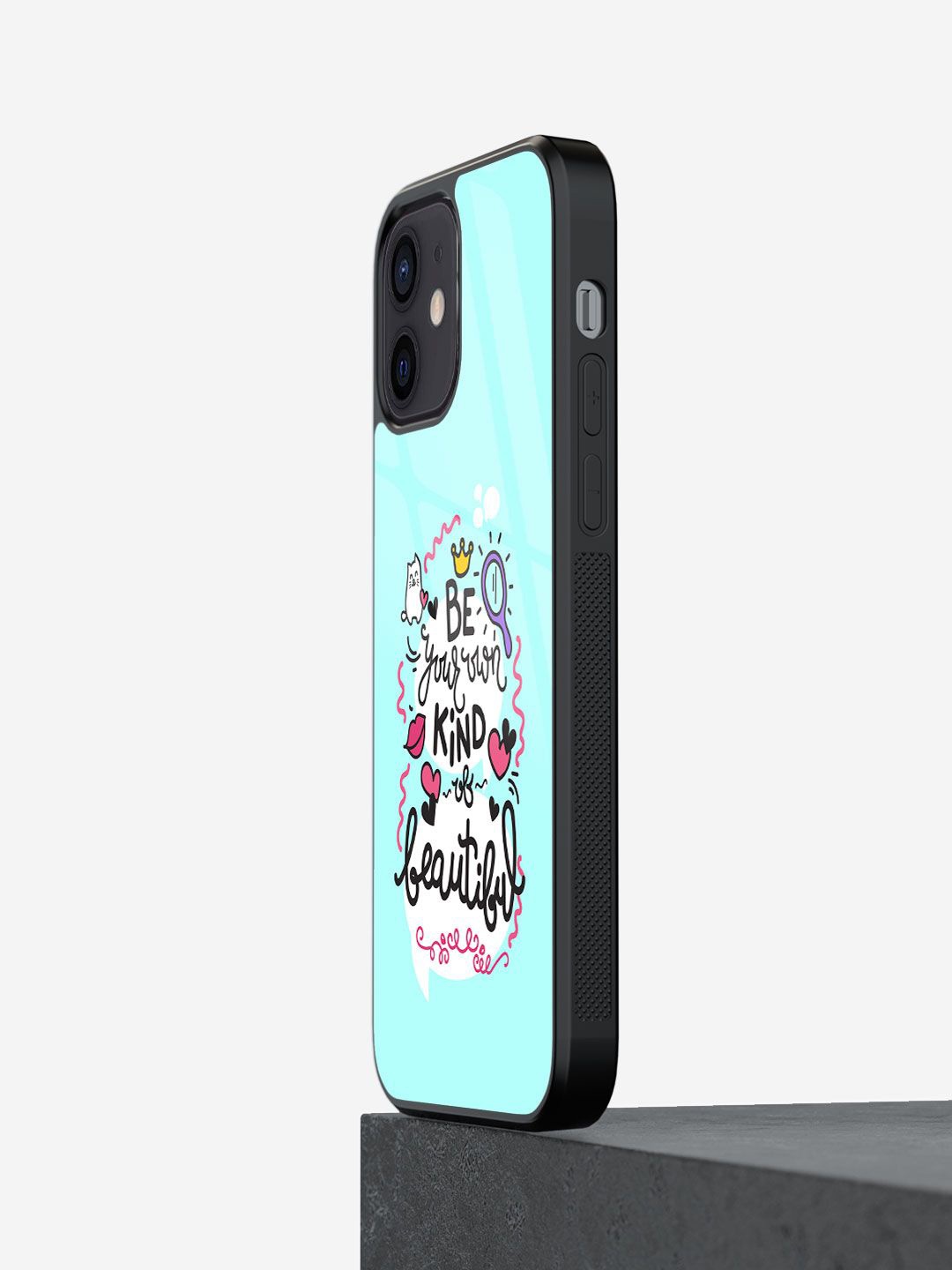 

macmerise Typography Printed iPhone 12 Mini Back Case Mobile Accessories, White