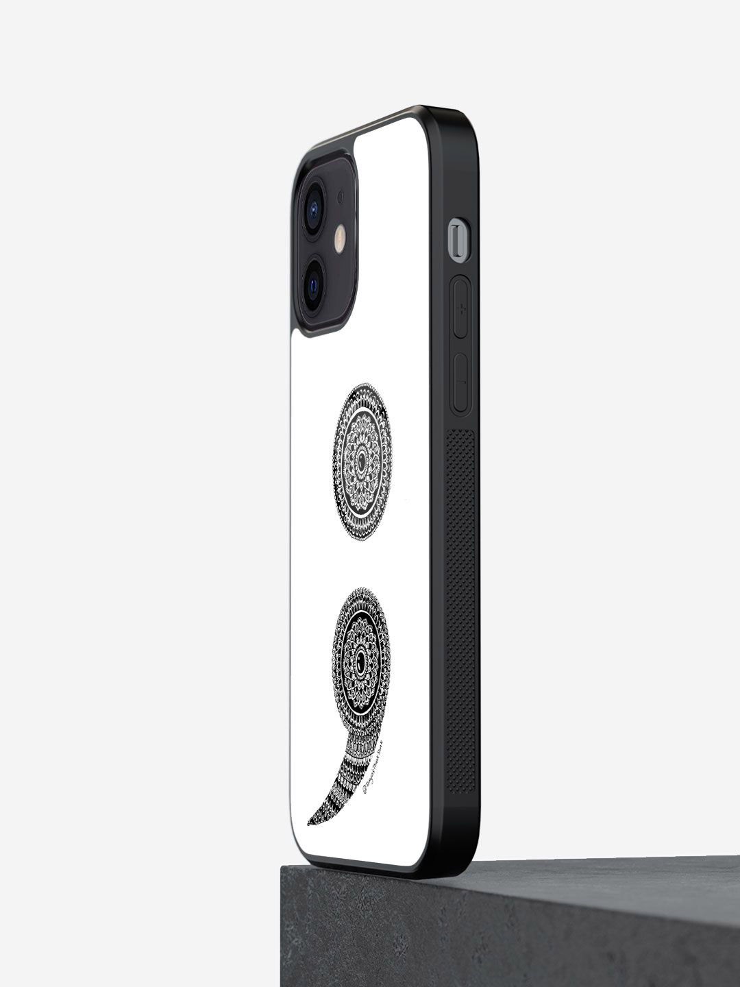 

macmerise Floral Printed iPhone 12 Mini Back Case Mobile Accessories, White
