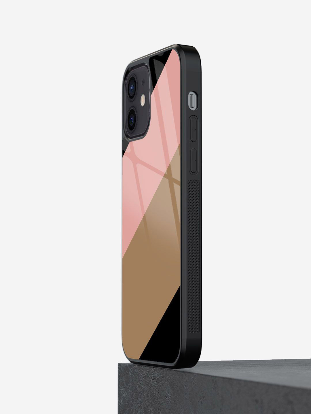

macmerise Abstract Printed iPhone 12 Mini Back Case Mobile Accessories, Pink