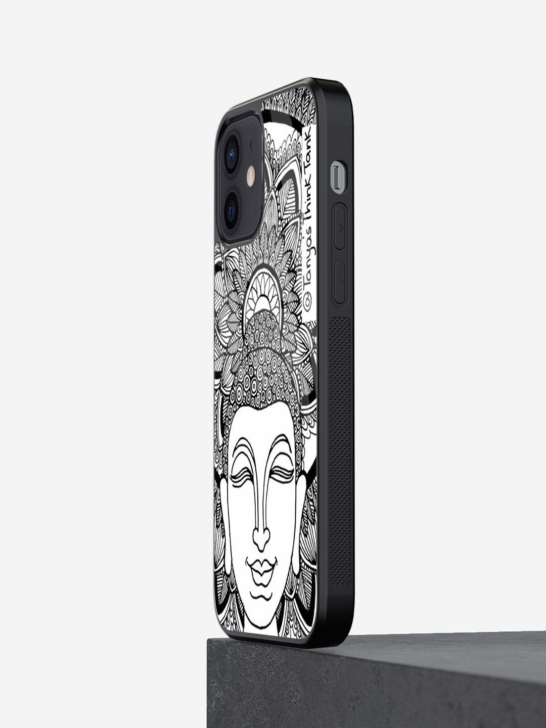 

macmerise Conversational Printed iPhone 12 Mini Back Case Mobile Accessories, Black