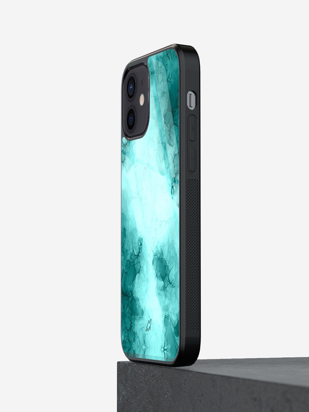 

macmerise Abstract Printed iPhone 12 Mini Back Case Mobile Accessories, White