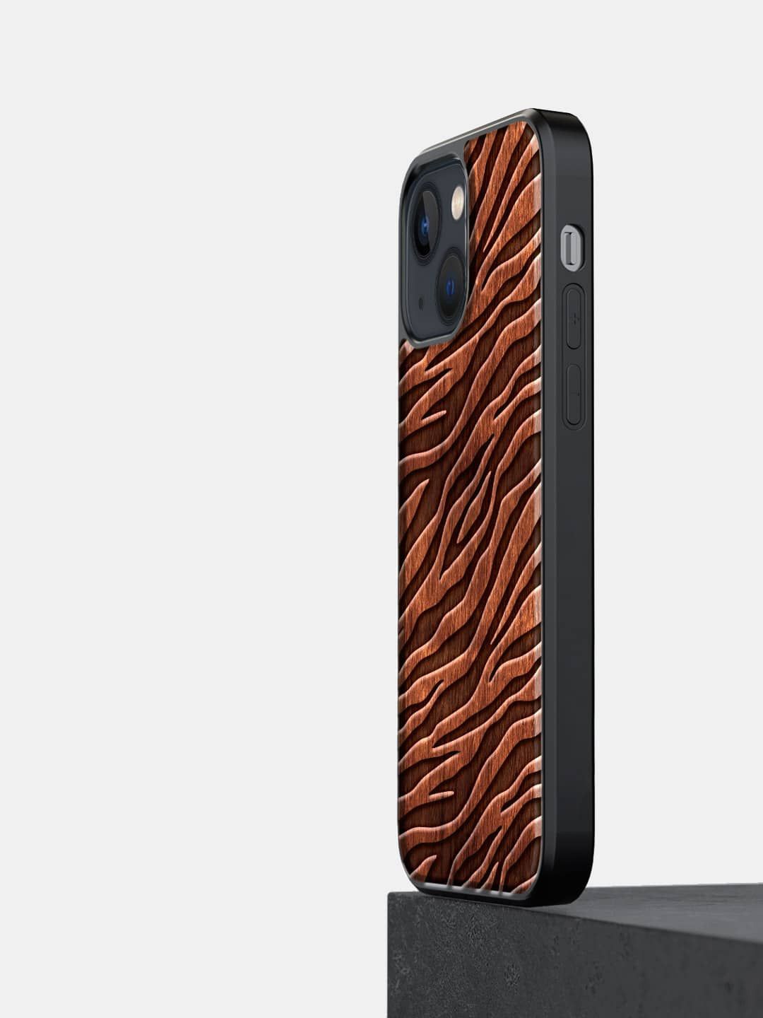 

macmerise Abstract Printed iPhone 12 Back Case Mobile Accessories, Bronze
