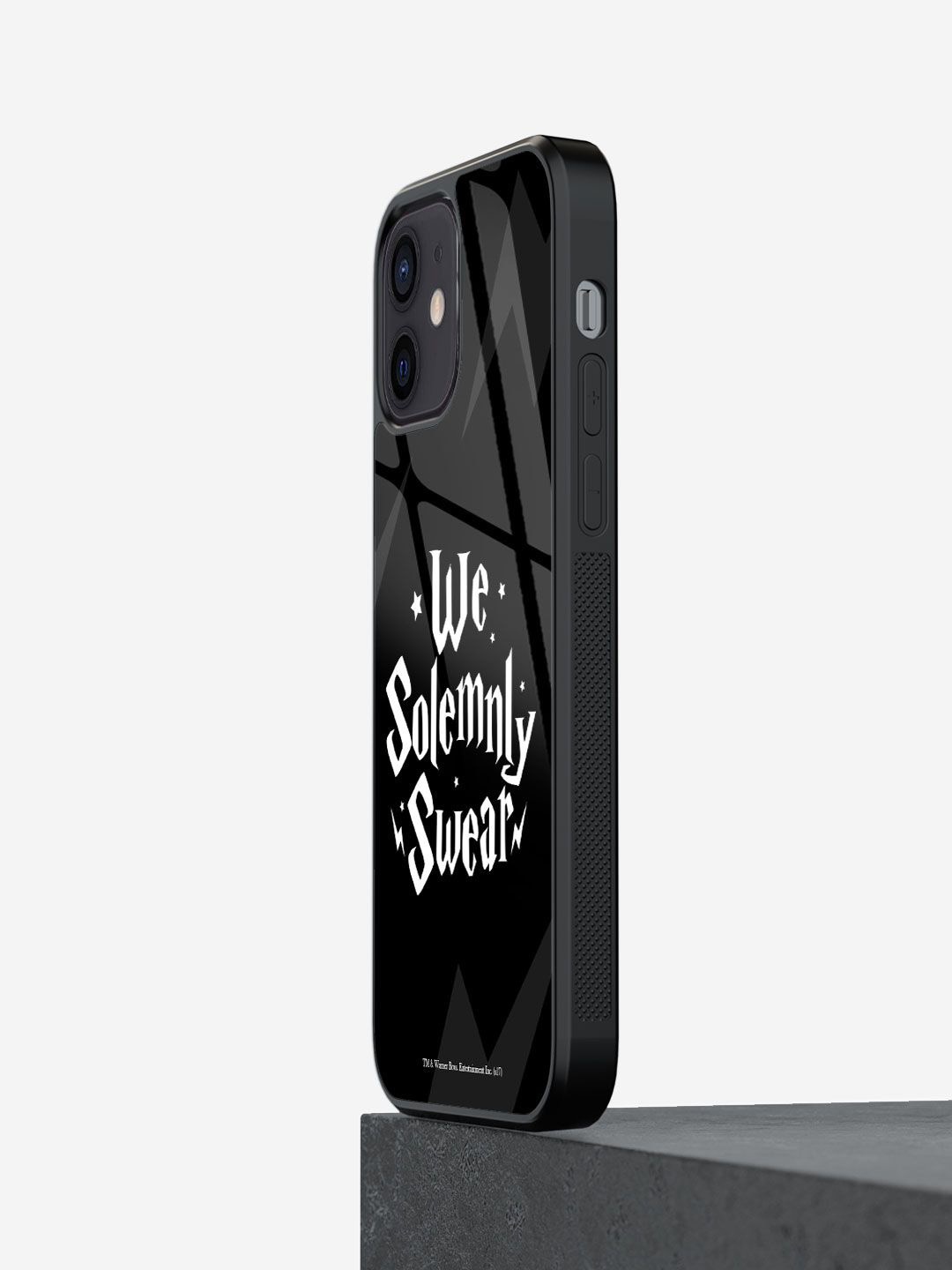 

macmerise Typography Printed iPhone 12 Mini Back Case Mobile Accessories, Black