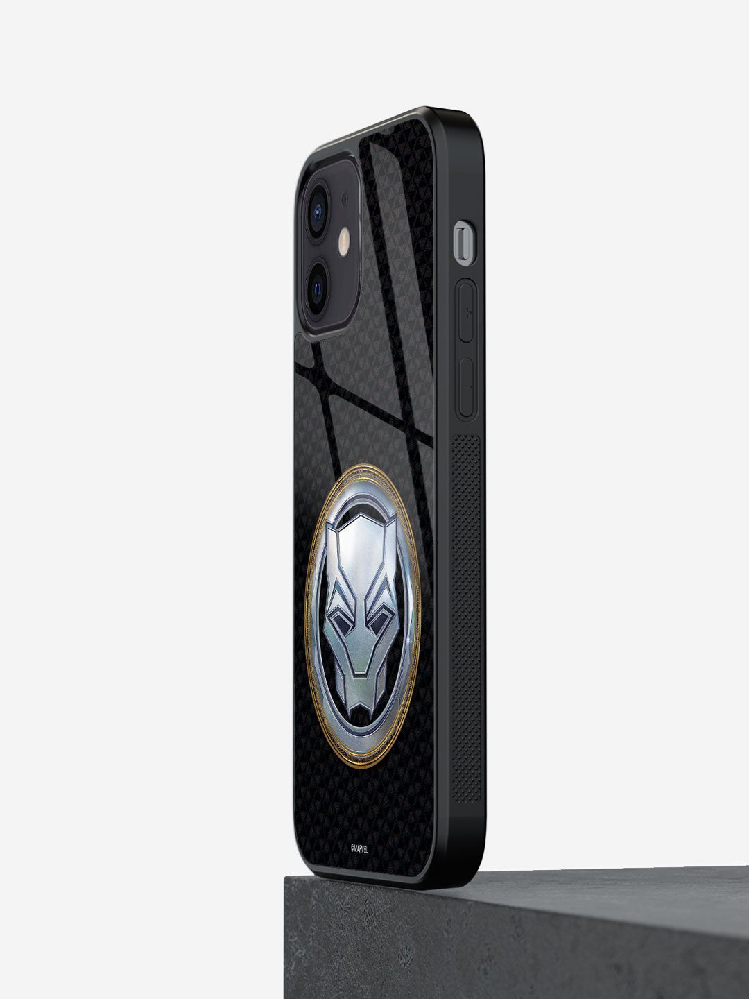 

macmerise Superhero Printed iPhone 12 Mini Back Case Mobile Accessories, Black