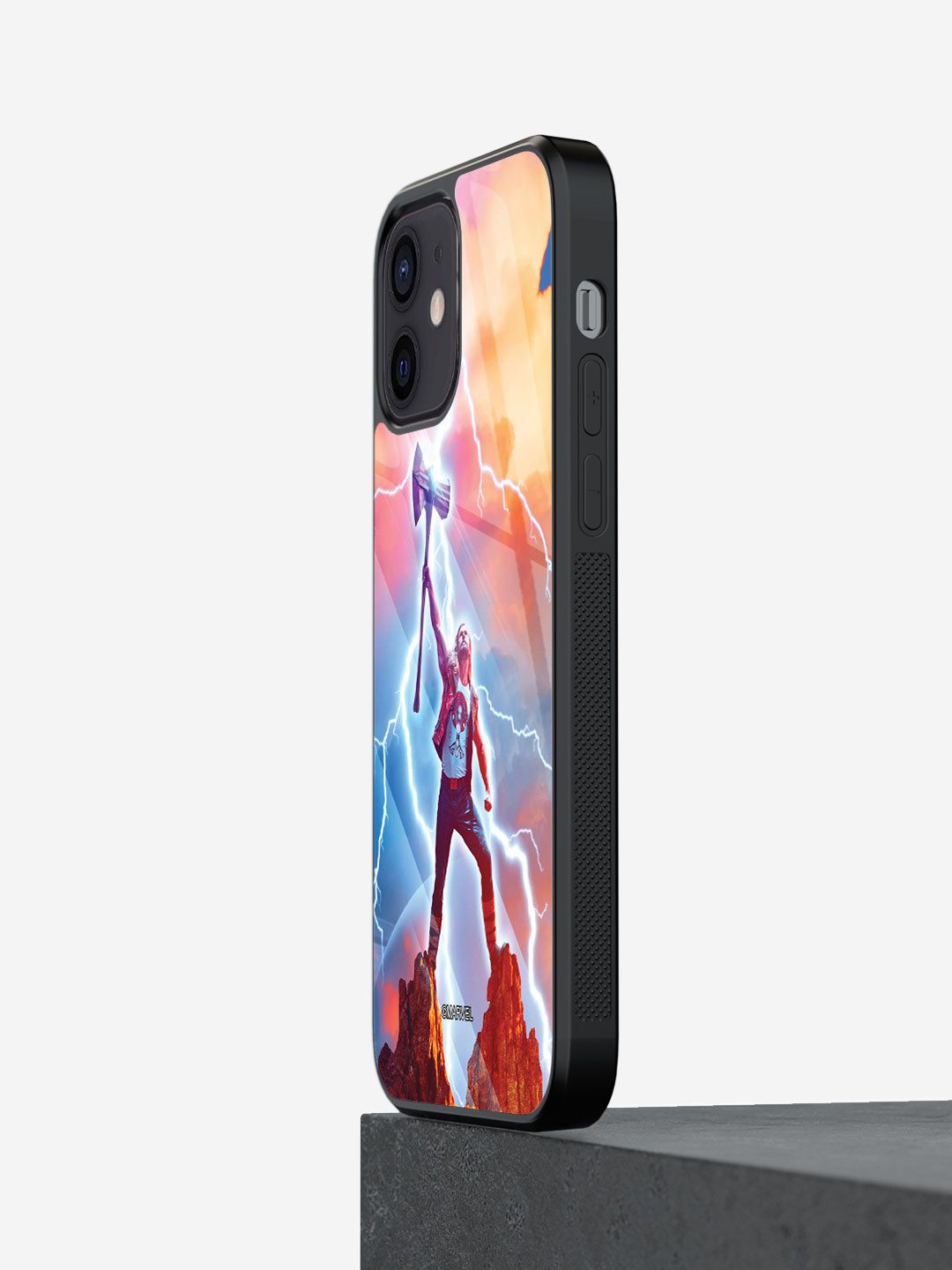 

macmerise Superhero Printed iPhone 12 Mini Back Case Mobile Accessories, Blue