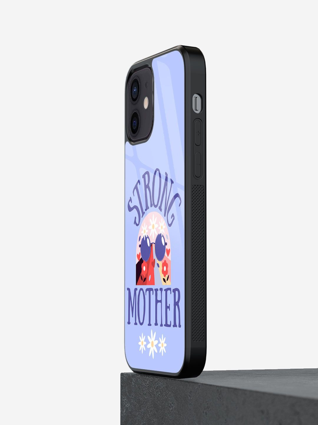 

macmerise Typography Printed iPhone 12 Back Case Mobile Accessories, Violet