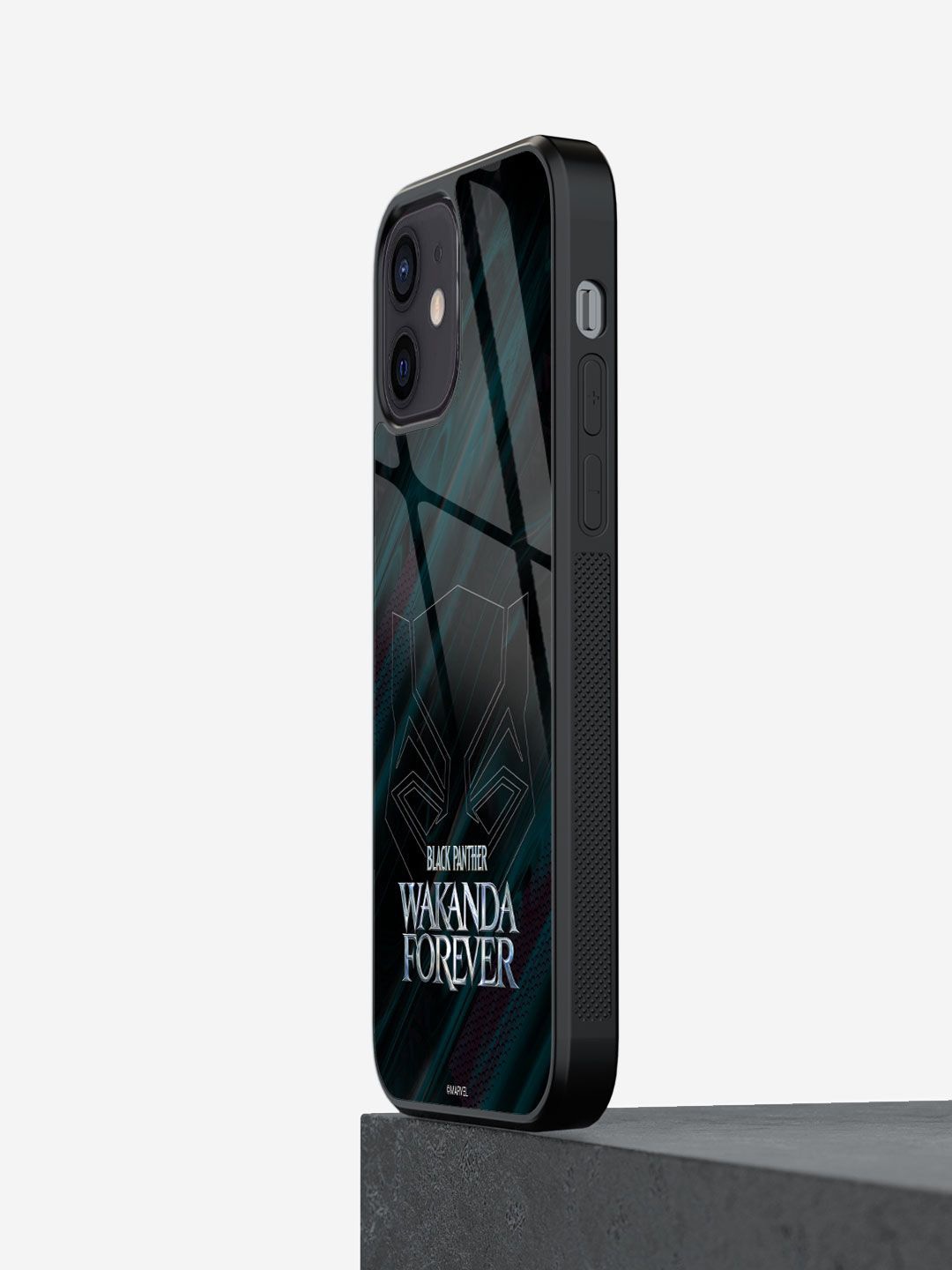 

macmerise Typography Printed iPhone 12 Back Case Mobile Accessories, Black
