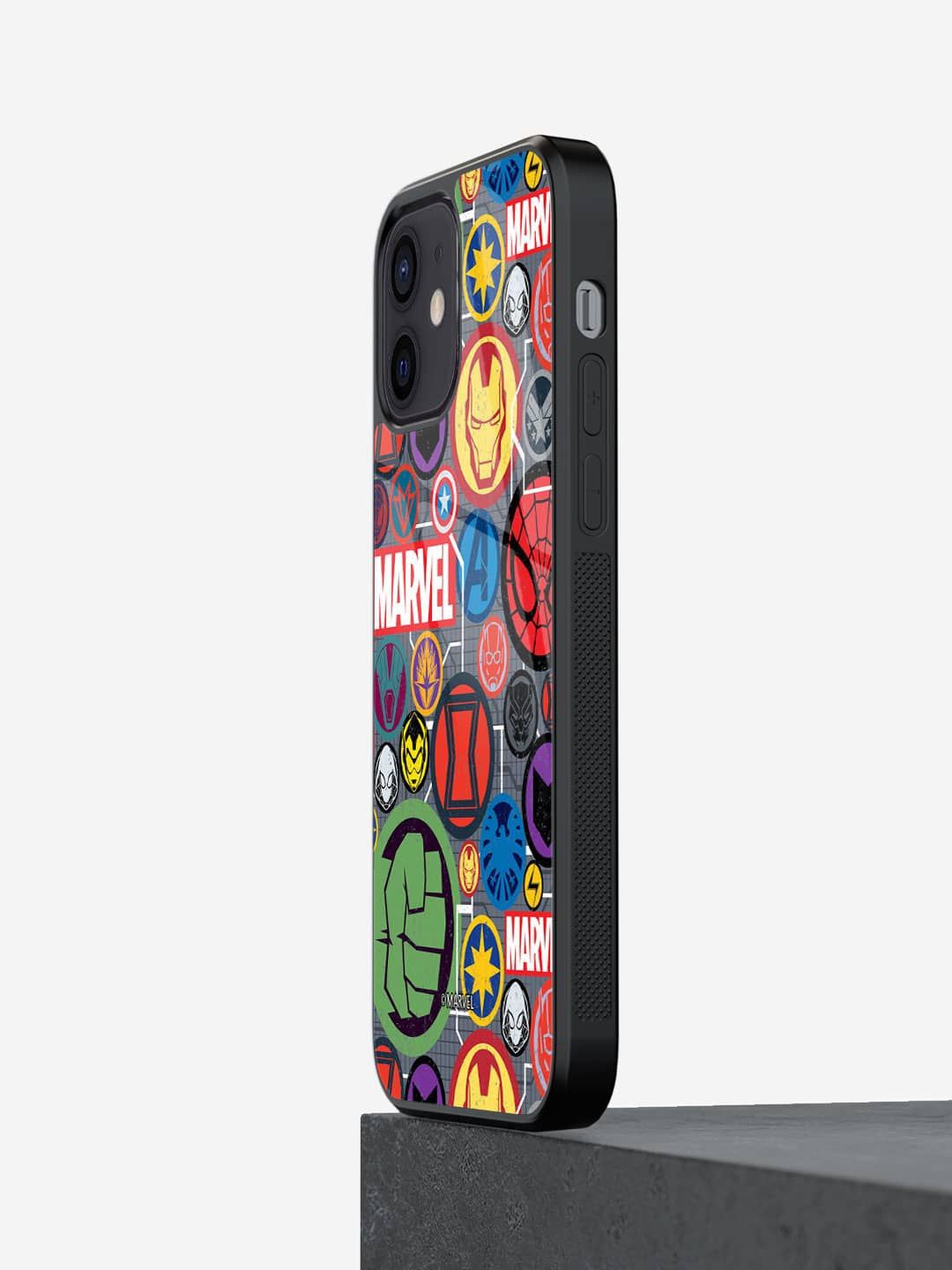 

macmerise Superhero Printed iPhone 12 Mini Back Case Mobile Accessories, Red