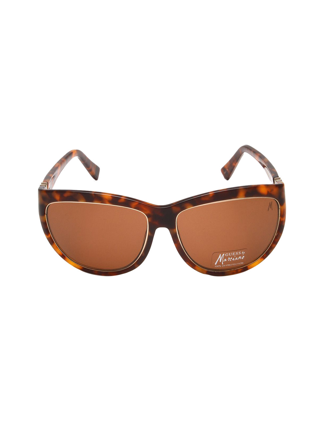 

GUESS Unisex Aviator Sunglasses with UV Protected Lens GMS664HNY158SG, Brown