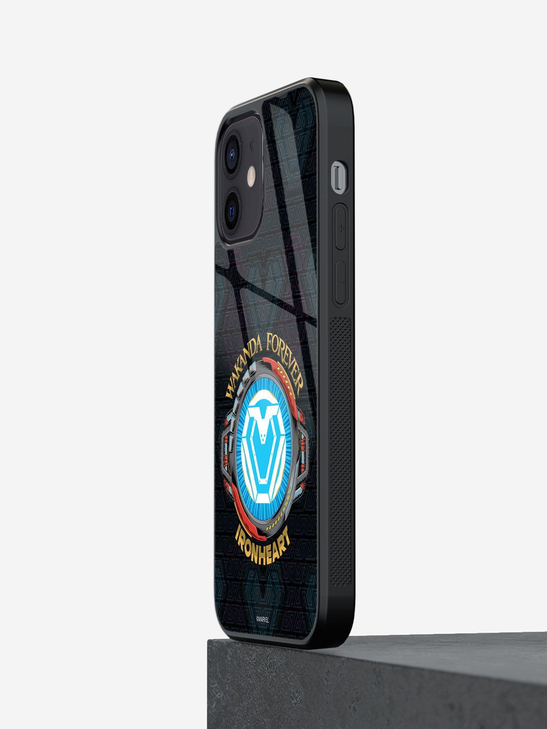 

macmerise Superhero Printed iPhone 12 Mini Back Case Mobile Accessories, Black
