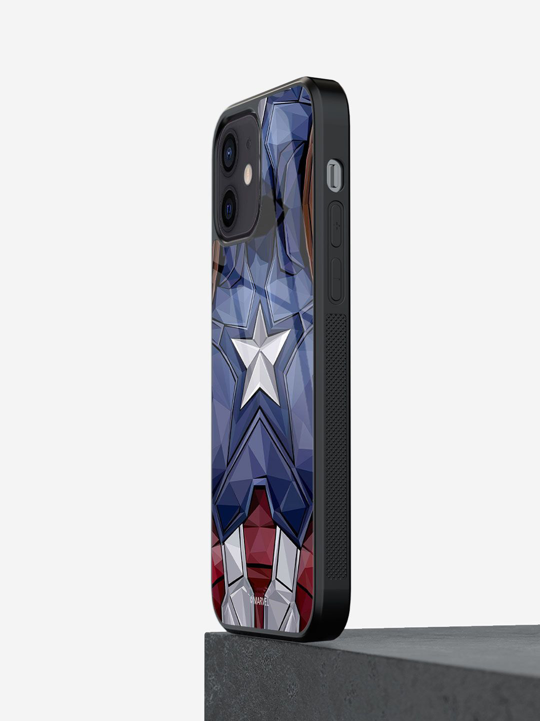 

macmerise Superhero Printed iPhone 12 Mini Back Case Mobile Accessories, Blue