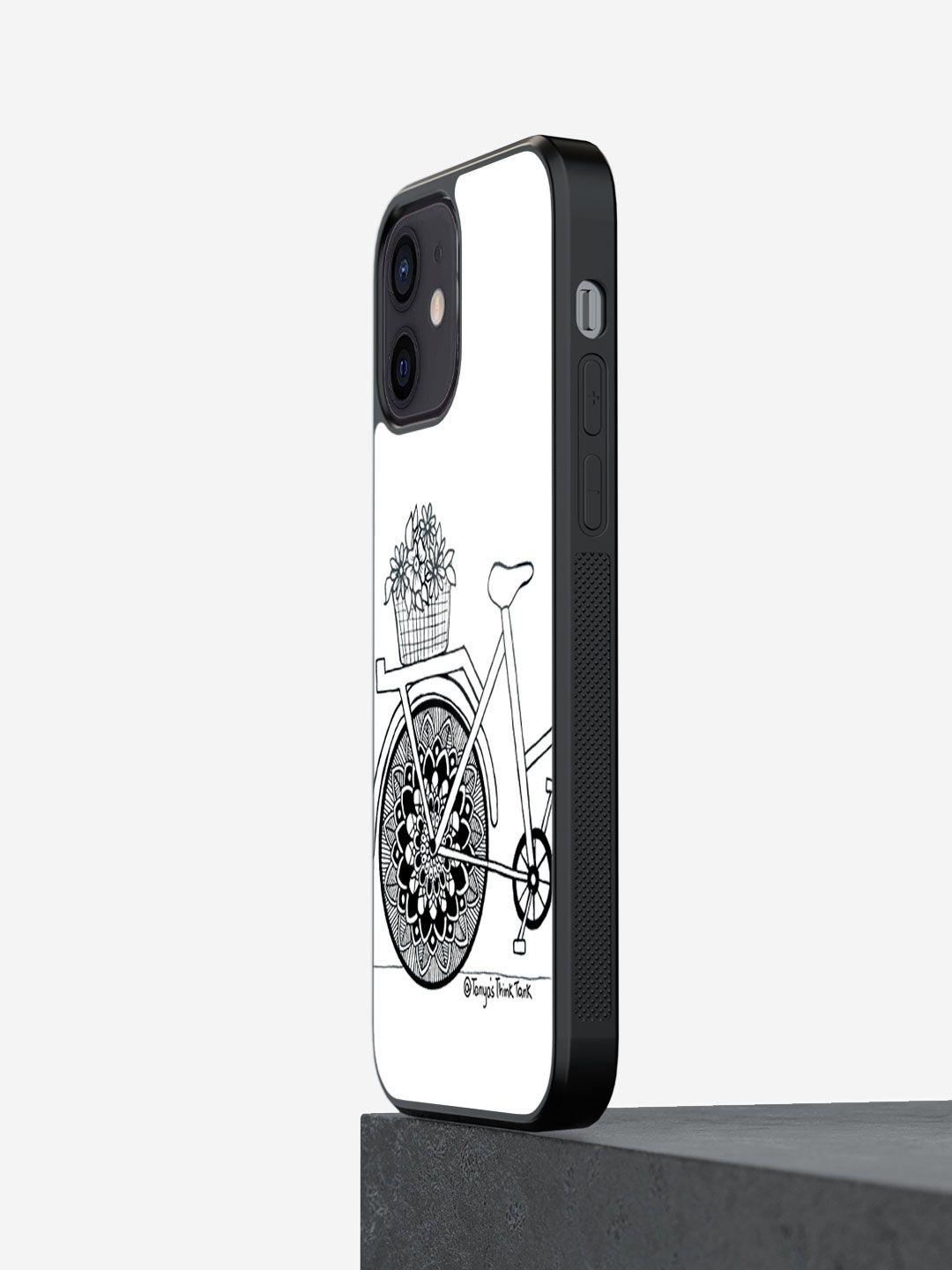 

macmerise Abstract Printed iPhone 12 Back Case Mobile Accessories, White