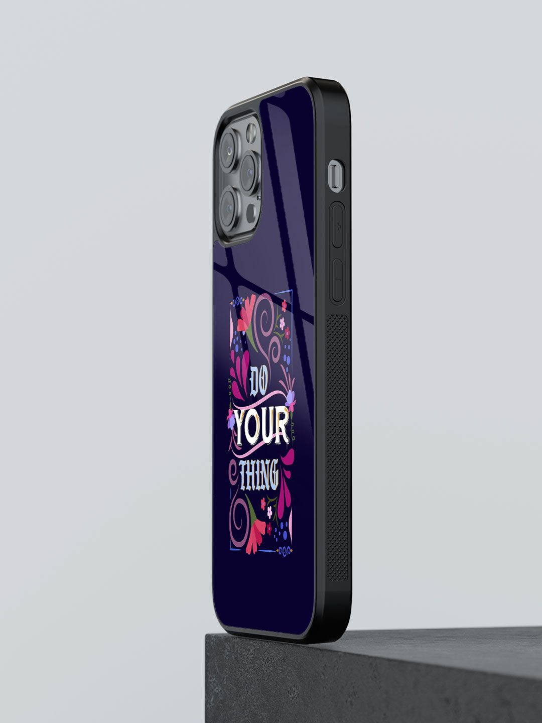 

macmerise Typography Printed iPhone 12 Pro Max Back Case Mobile Accessories, Purple