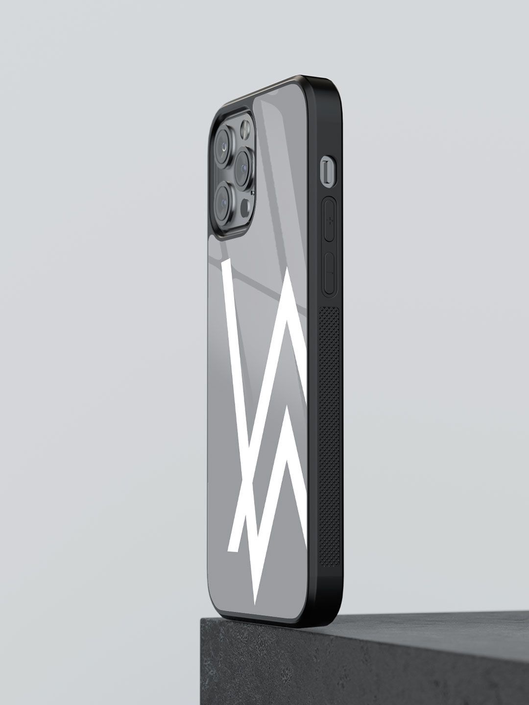 

macmerise Abstract Printed iPhone 12 Pro Back Case Mobile Accessories, White