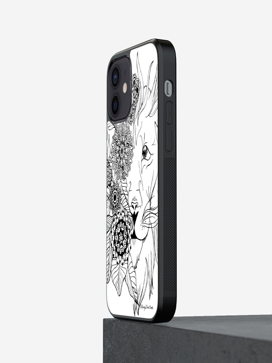 

macmerise Quirky Printed iPhone 12 Mini Back Case Mobile Accessories, White