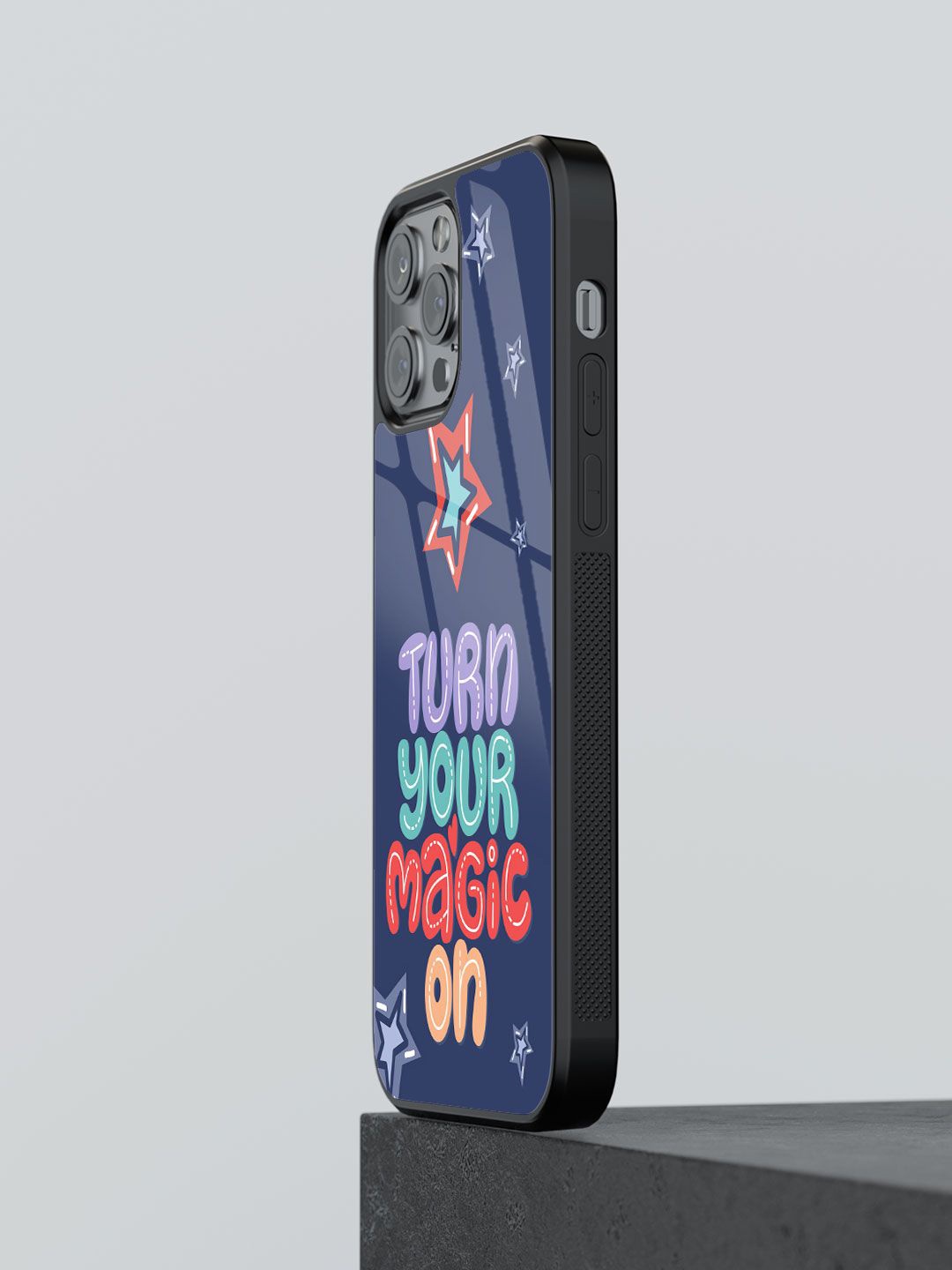 

macmerise Typography Printed iPhone 12 Pro Max Back Case Mobile Accessories, Blue