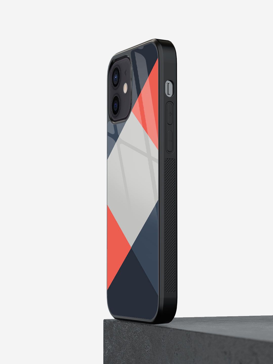 

macmerise Abstract Printed iPhone 12 Mini Back Case Mobile Accessories, Grey
